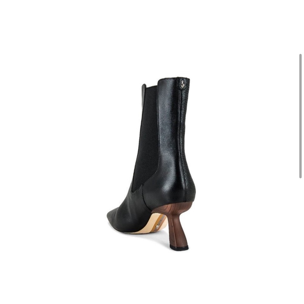 Elegant Black Ankle Boots - Picture 2 of 3